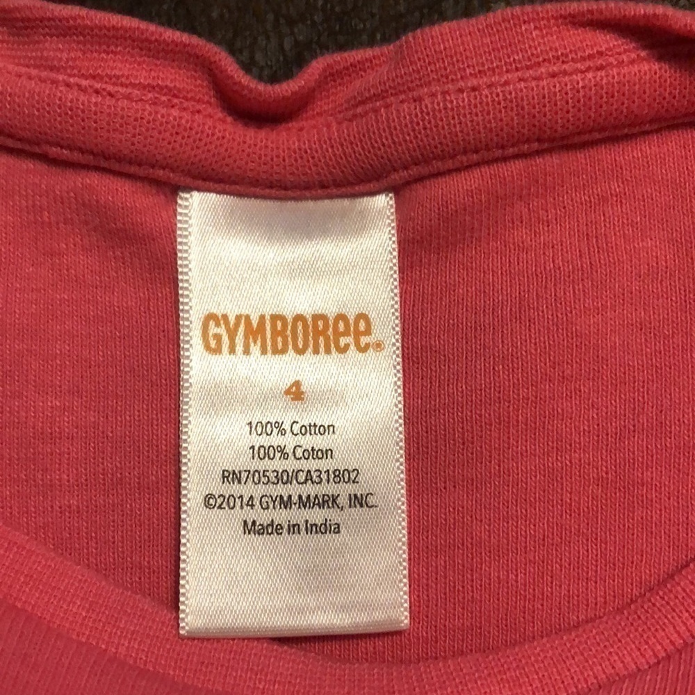 5/$25 Gymboree size 4 pink long sleeve shirt. Cat graphic - Picture 6 of 7